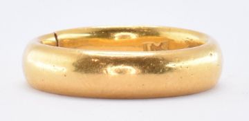 HALLMARKED 22CT GOLD BAND RING