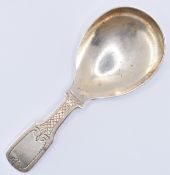 VICTORIAN SILVER CADDY SPOON