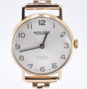 9CT GOLD MAJEX WRIST WATCH