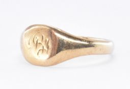 HALLMARKED 9CT GOLD SIGNET RING