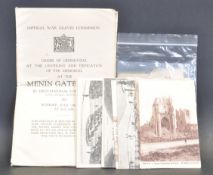 COLLECTION OF WORLD WAR ONE LATER EPHEMERA