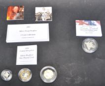 2004 UNITED KINGDOM SILVER PIEDFORT THREE COIN SET