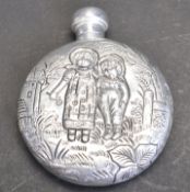 VINTAGE STYLE SILVER PLATED PERFUME BOTTLE