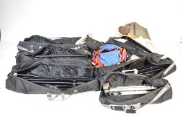 LARGE COLLECTION OF STUDIO LIGHTING STAND AND TRIPODS