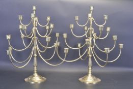 PAIR OF 19TH CENTURY REVIVAL 16 SCONCE CANDLESTICKS