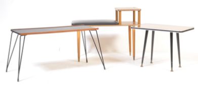 RETRO VINTAGE MID 20TH CENTURY TEAK TELEPHONE TABLE