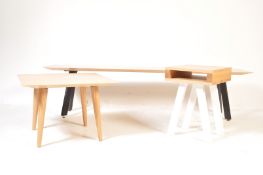 COLLECTION OF THREE MODERN CONTEMPORARY LOW TABLES