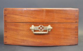 19TH CENTURY VICTORIAN MAHOGANY WORK BOX