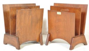 TWO MID 20TH CENTURY DANISH INSPIRED MAGAZINE RACKS