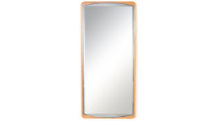 MID 20TH CENTURY DANISH INSPIRED TEAK WOOD FRAME MIRROR