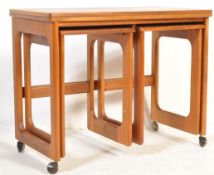 MID 20TH CENTURY TEAK WOOD NEST OF TABLES BY MCINTOSH