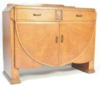 1930S ART DECO OAK COCKTAIL CABINET - SIDEBOARD