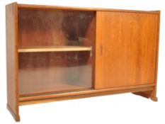 1960’S DANISH INSPIRED TEAK WOOD BOOKCASE CABINET
