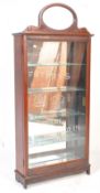 FRY'S CHOICE CHOCOLATE MAHOGANY SHOP DISPLAY CABINET