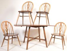 1970’S DARK ELM DINING ROOM SUITE BY ERCOL FURNITURE