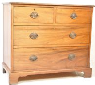 19TH CENTURY GEORGE III MAHOGANY CHEST OF DRAWERS