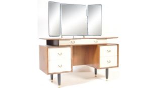 RETRO VINTAGE CIRCA 1960'S G PLAN CHINA WHITE DRESSING TABLE