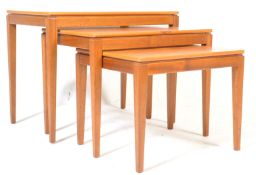 MID 20TH CENTURY TEAK WOOD NEST OF TABLES