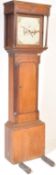 19TH CENTURY GEORGE III OAK LONGCASE GRANDFATHER CLOCK
