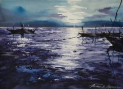 JONATHAN KWEGYIR AGGREY (GHANIAN) ROMANTIC LIGHT, 2021