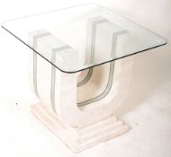 MAITLAND SMITH - 80'S HOLLYWOOD REGENCY ART DECO STYLE TABLE