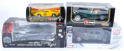 COLLECTION OF X4 ASSORTED LARGE SCALE DIECAST MODEL CARS