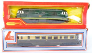 TWO 00 GAUGE MODEL RAILWAY TRAINSET LOCOMOTIVE ENGINES