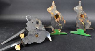 VINTAGE FAIRGROUD SHOOTING RANGE / AIR RIFLE METAL TARGETS