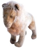 MID 20TH CENTURY SOFT TOY TEDDY BEAR LION