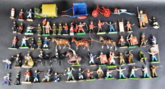 LARGE COLLECTION OF ASSORTED LEAD TOY SOLDIER FIGURES