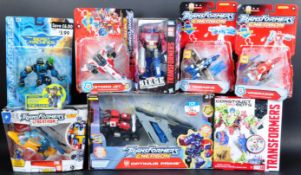 COLLECTION OF ASSORTED TRANSFORMER PLAYSET ACTION FIGURES