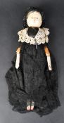 EARLY 20TH CENTURY GRODNERTAL DUTCH PEG DOLL