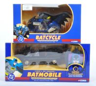 TWO ORIGINAL CORGI DC COMICS DIECAST BATMAN VEHICLES