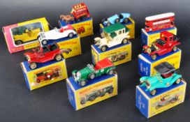 COLLECTION OF X10 VINTAGE LESNEY MATCHBOX MODELS OF YESTERYEAR