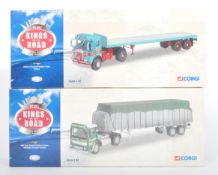 TWO CORGI KINGS OF THE ROAD BOXED DIECAST MODEL TRUCKS