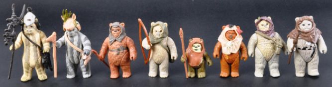 STAR WARS ACTION FIGURES - COMPLETE SET OF EWOKS