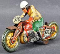 1920S / 30S KELLERMAN & CO CKO TINPLATE CLOCKWORK MOTORCYCLE TOY