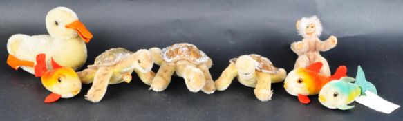 COLLECTION OF VINTAGE GERMAN STEIFF MINIATURE TEDDY BEARS