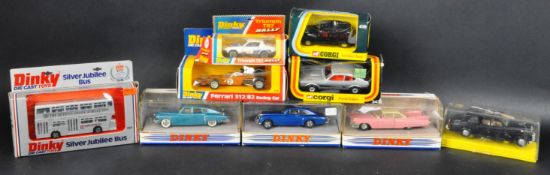 COLLECTION OF VINTAGE CORGI AND DINKY TOYS DIECAST MODELS