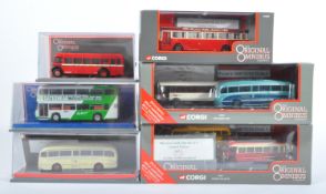 COLLECTION OF CORGI ORIGINAL OMNIBUS DIECAST MODEL BUSES