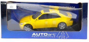ORIGINAL AUTOART 1/18 SCALE DIECAST MODEL TOYOTA RS200 ALTEZZA