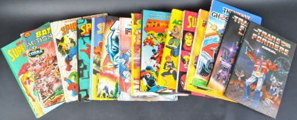 COLLECTION OF ASSORTED VINTAGE SUPERHERO COMIC BOOK ANNUALS