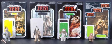STAR WARS - COLLECTION OF ORIGINAL VINTAGE EWOK ACTION FIGURES