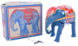 SCARCE BLOMER & SCHULER TINPLATE CLOCKWORK JUMBO ELEPHANT