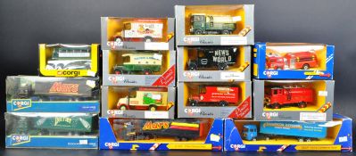 COLLECTION OF VINTAGE CORGI DIECAST MODEL TRUCKS