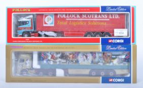 TWO ORIGINAL CORGI LIMITED EDITION DIECAST MODEL TRUCKS
