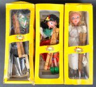 COLLECTION OF X3 VINTAGE WOODEN PELHAM PUPPETS