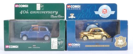 TWO CORGI LIMITED EDITION DIECAST MODEL CARS