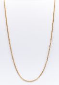 9CT GOLD FLAT LINK NECKLACE CHAIN