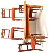 19TH CENTURY VICTORIAN EXTENDING DINING TABLE AND CHAIRS